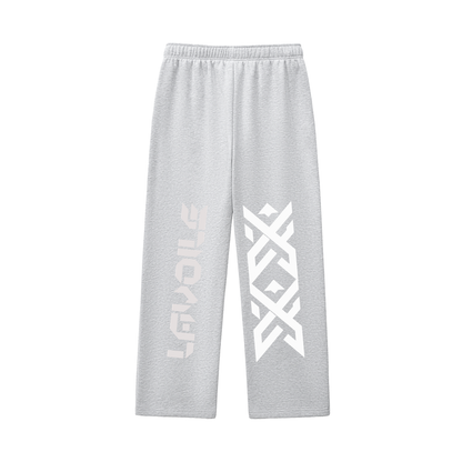 Contrast-Stitched Fleece Sweatpants