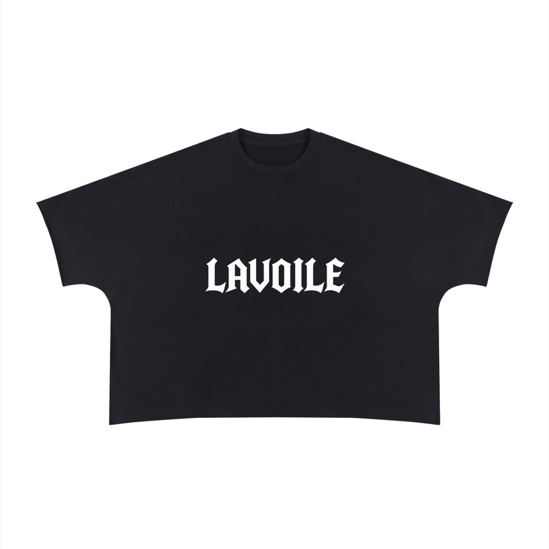 Unisex Heavyweight Boxy Raw Edge T-Shirt